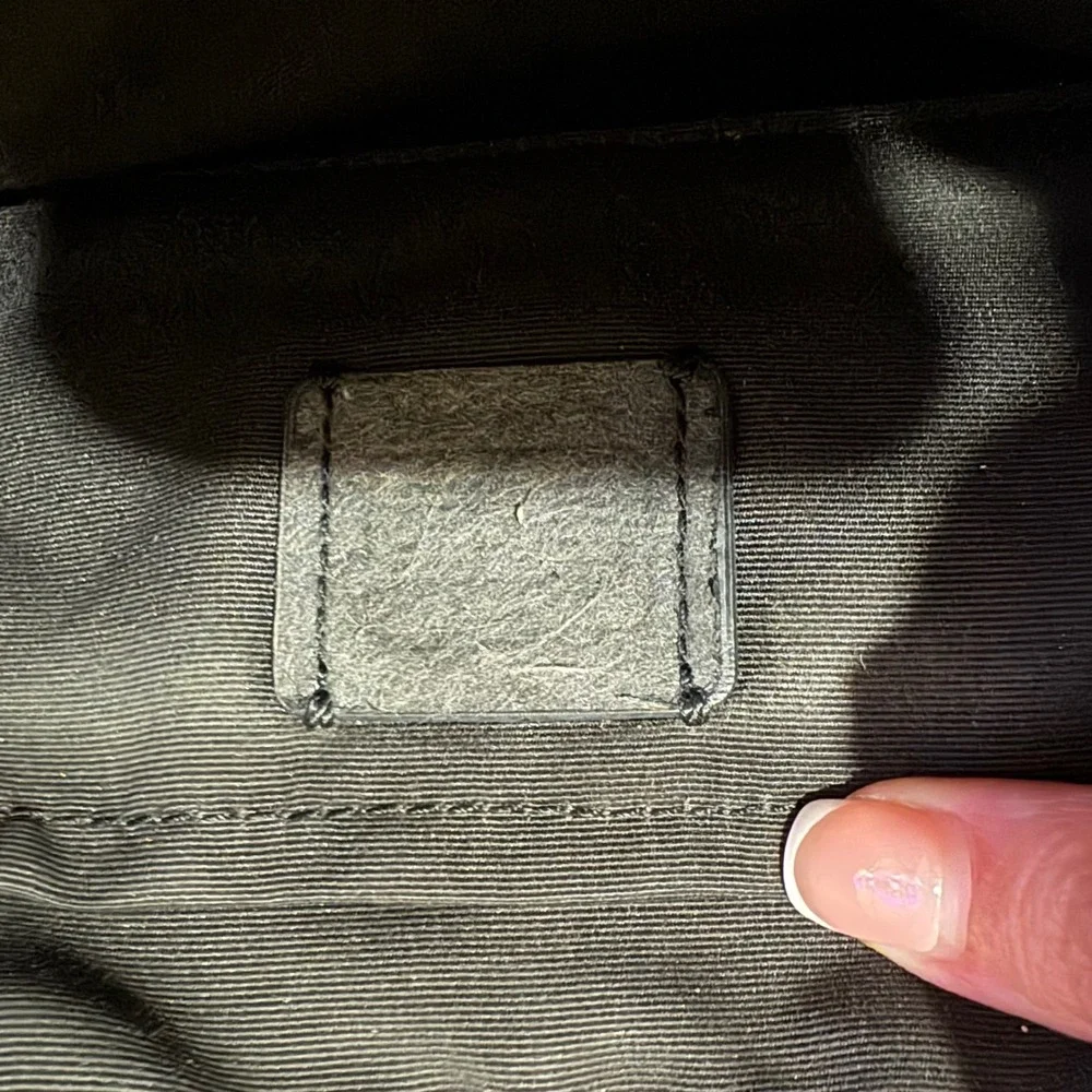 Coach North South Swingpack Signature‎ Canvas Crossbody Bag Black Charcoal 52521